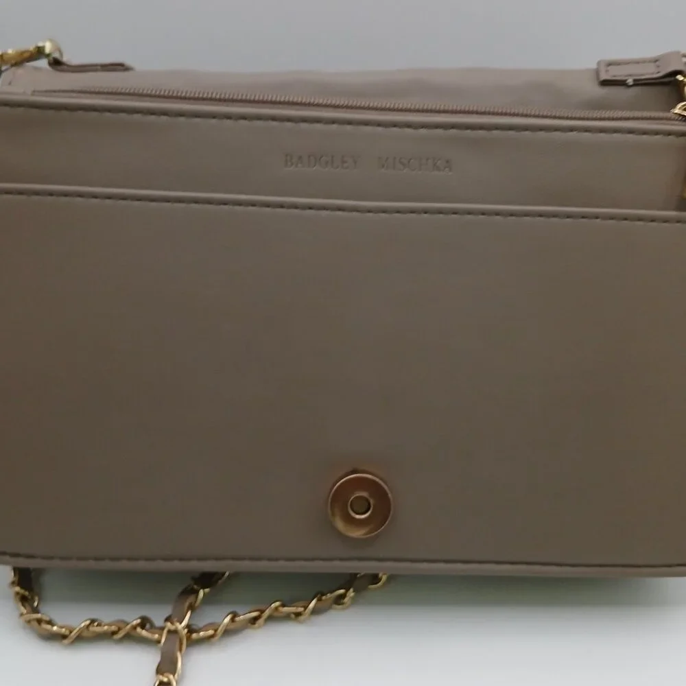 Badgley Mischka Studded Diamond Quilt Crossbody Bag - Picture 4 of 5